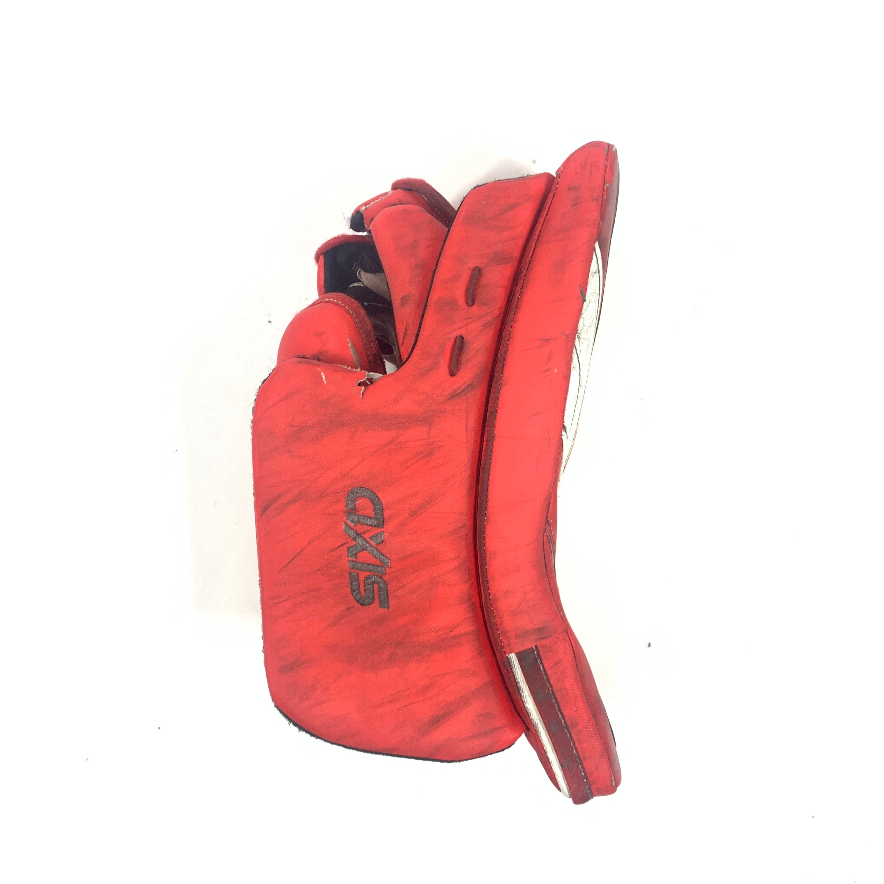 CCM AXIS - Bloqueur de gardien de but Pro Stock d'occasion (rouge)